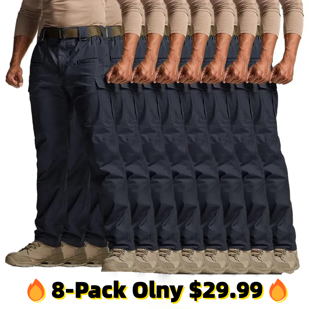 Men's Ripstop Work Pants ,Water Resistant  Outdoor Tactical Pants（Note: Colors are customizable.)