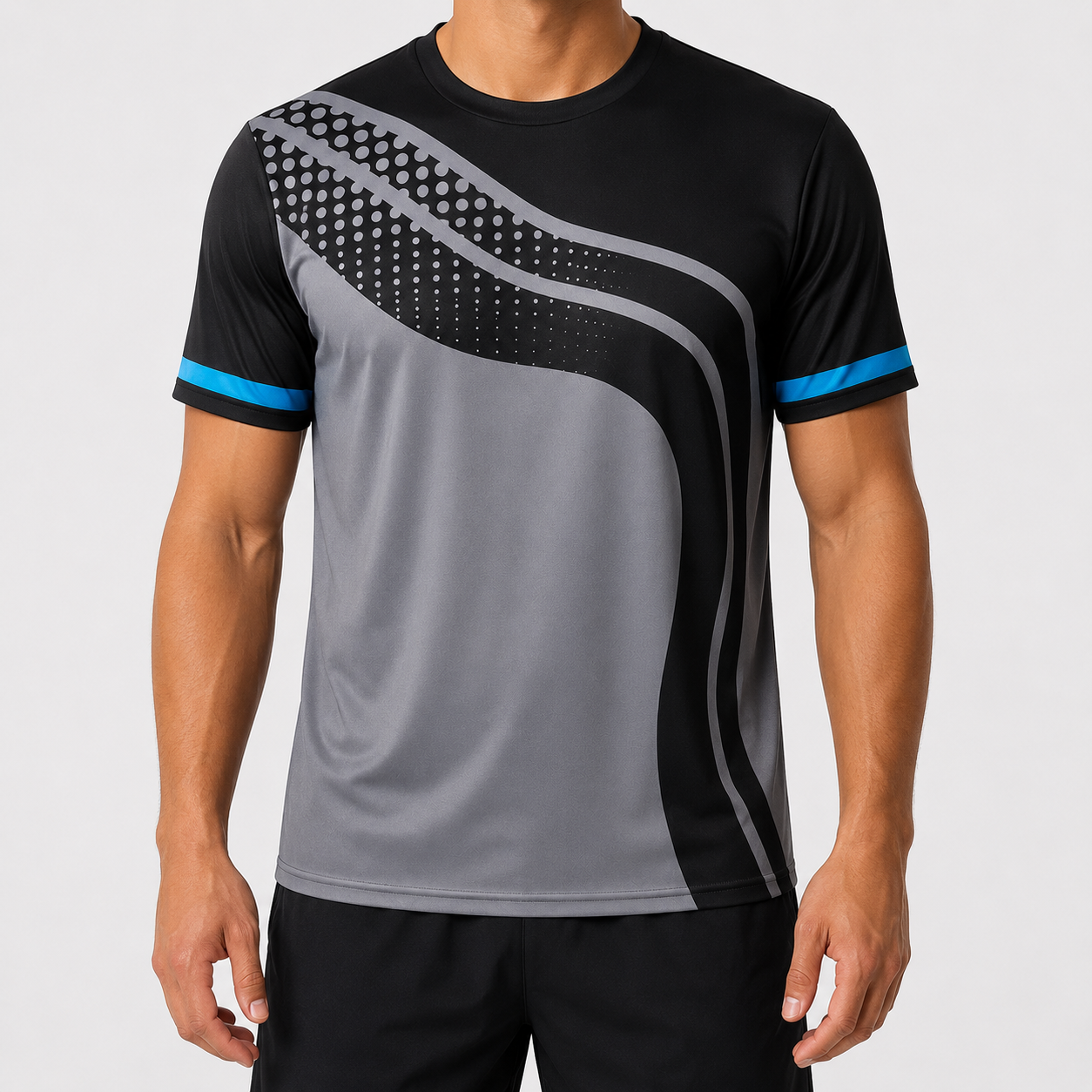 Men's performance T-shirt model front view