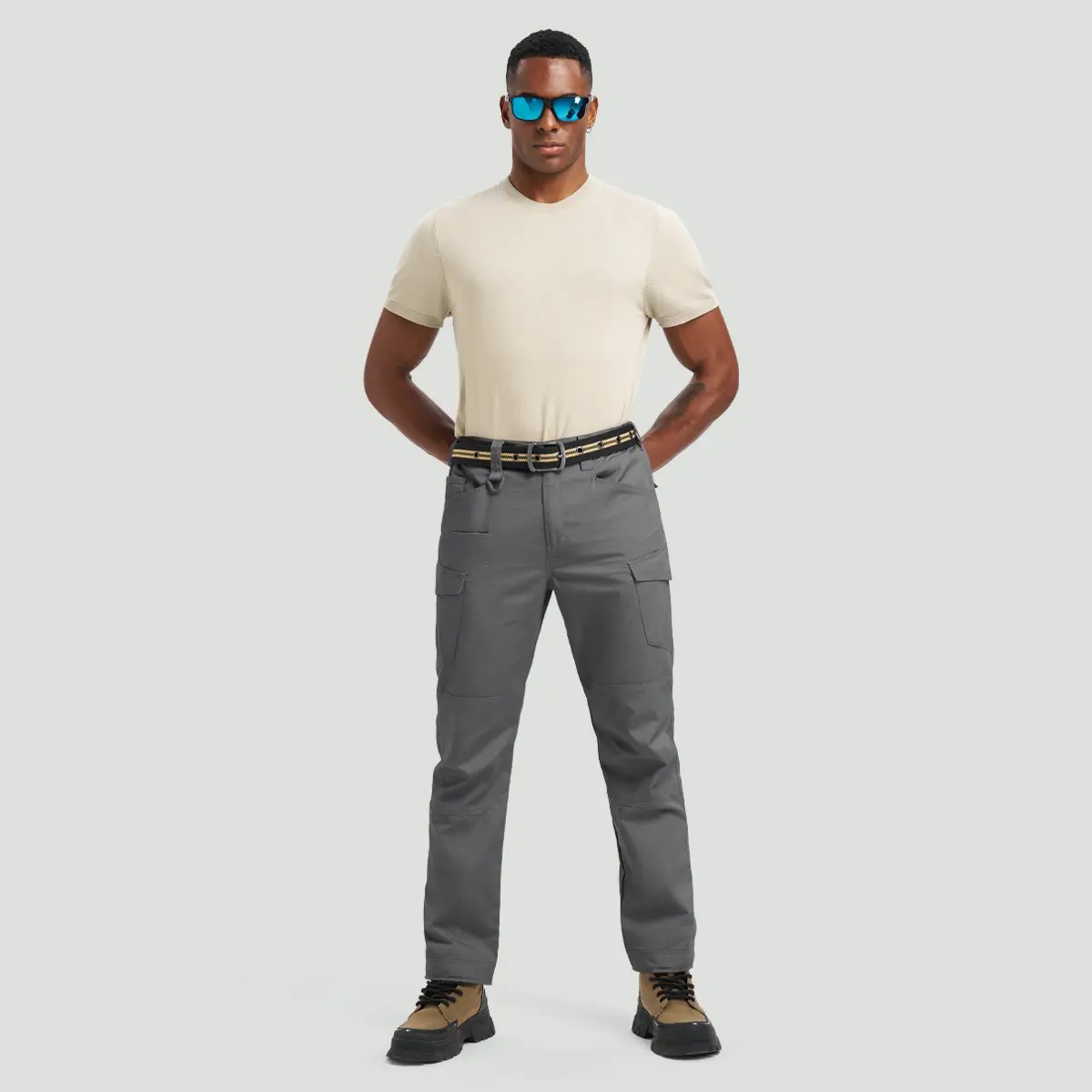 Men's tactical pants outdoor view