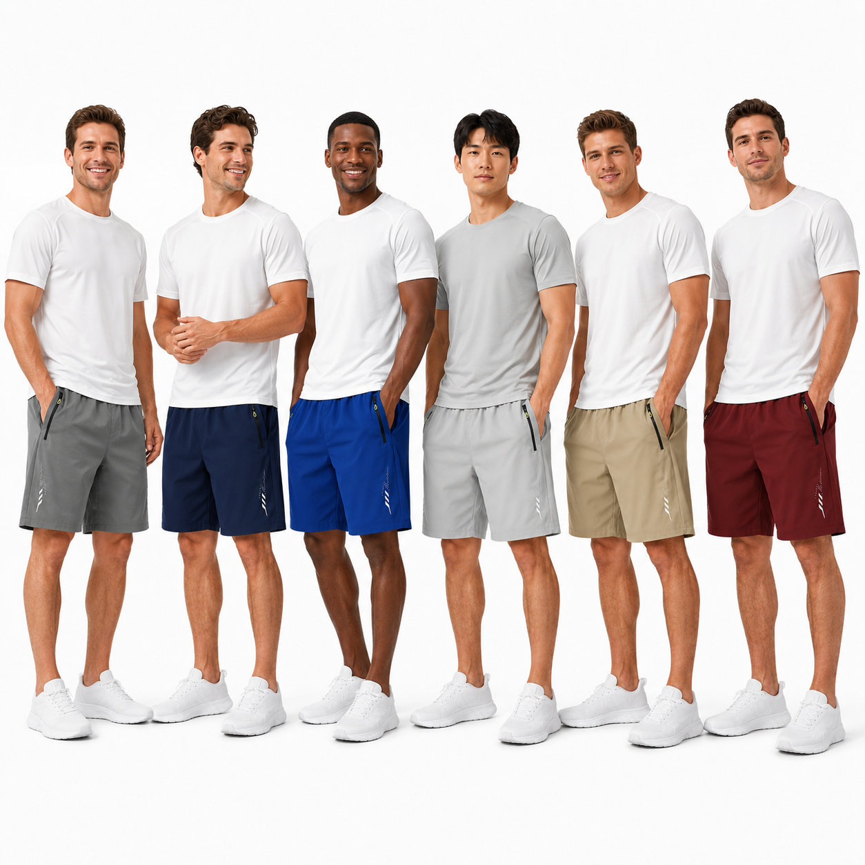 Performance shorts color fit reference
