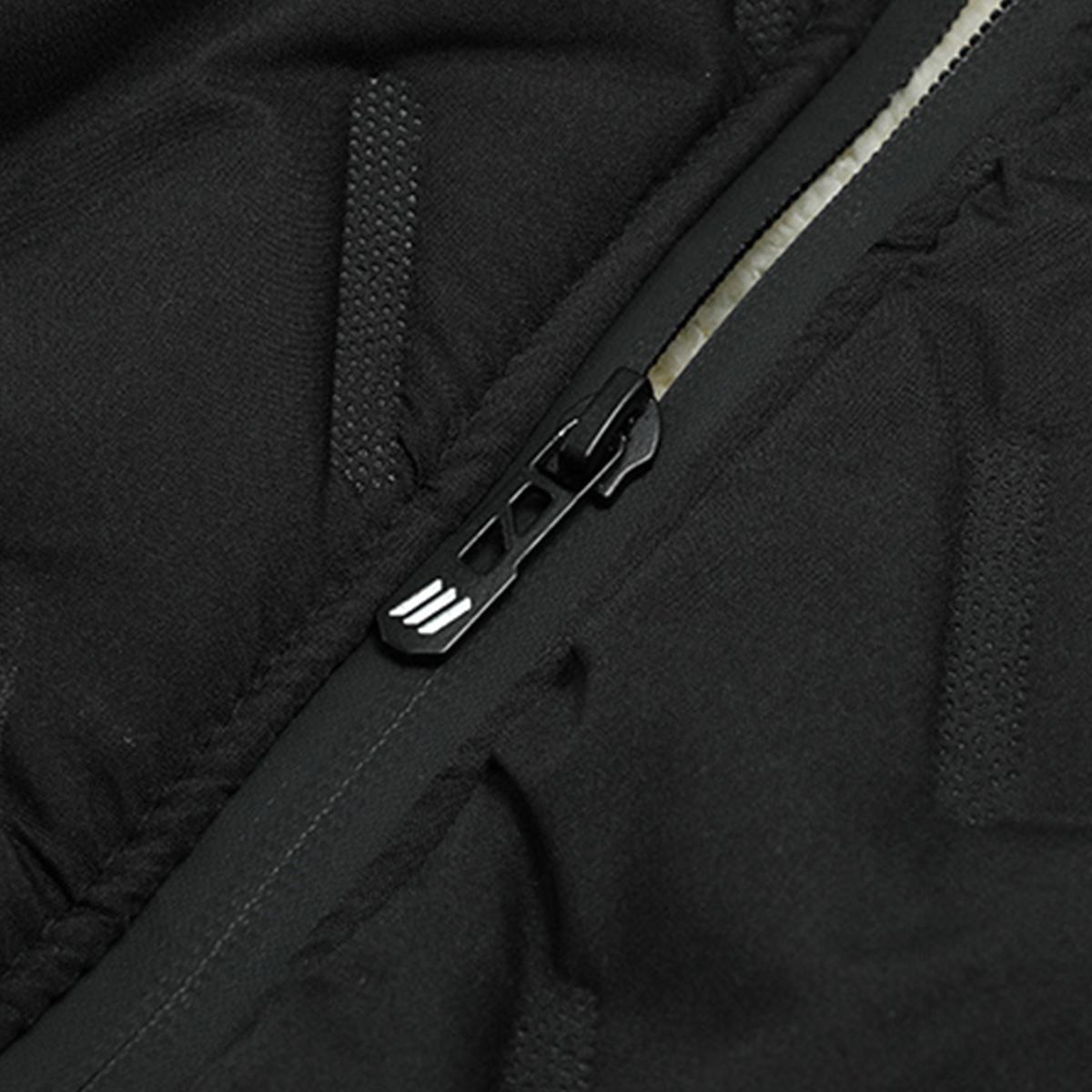 Brown two-piece fleece tracksuit