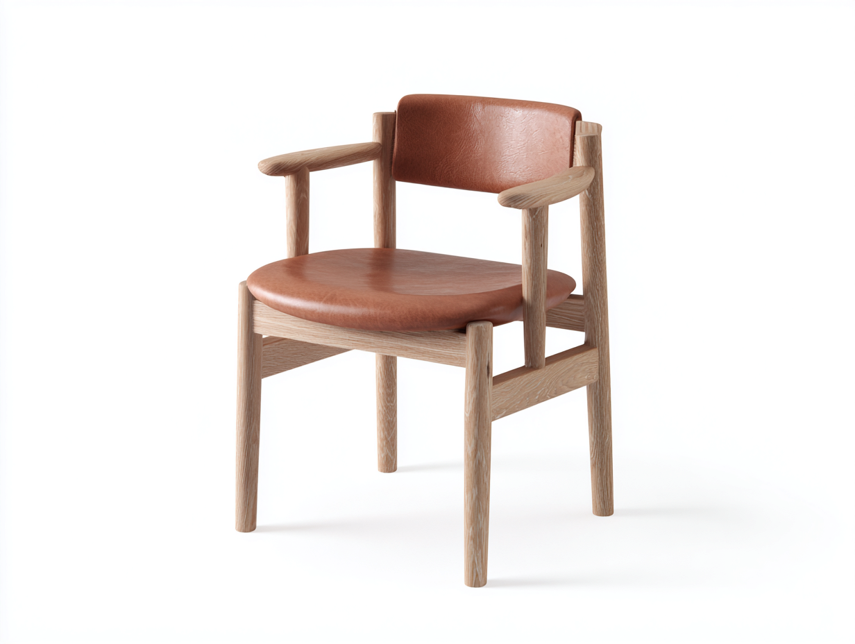 Sillas de comedor 55x55x75 cm - madera maciza y asiento acolchado - color marrón - estilo moderno-Oakmyio