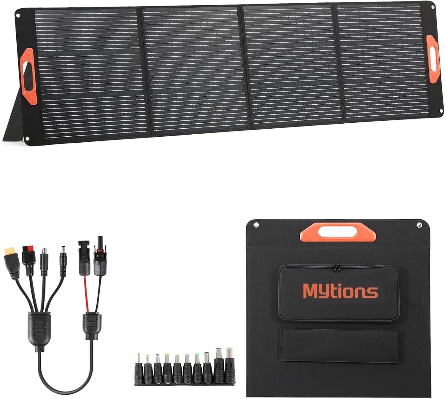 Panel solar portátil 200 W - Para centrales eléctricas portátiles - Alta eficiencia 23.5 por ciento - Resistente a la intemperie-Roomgoloft