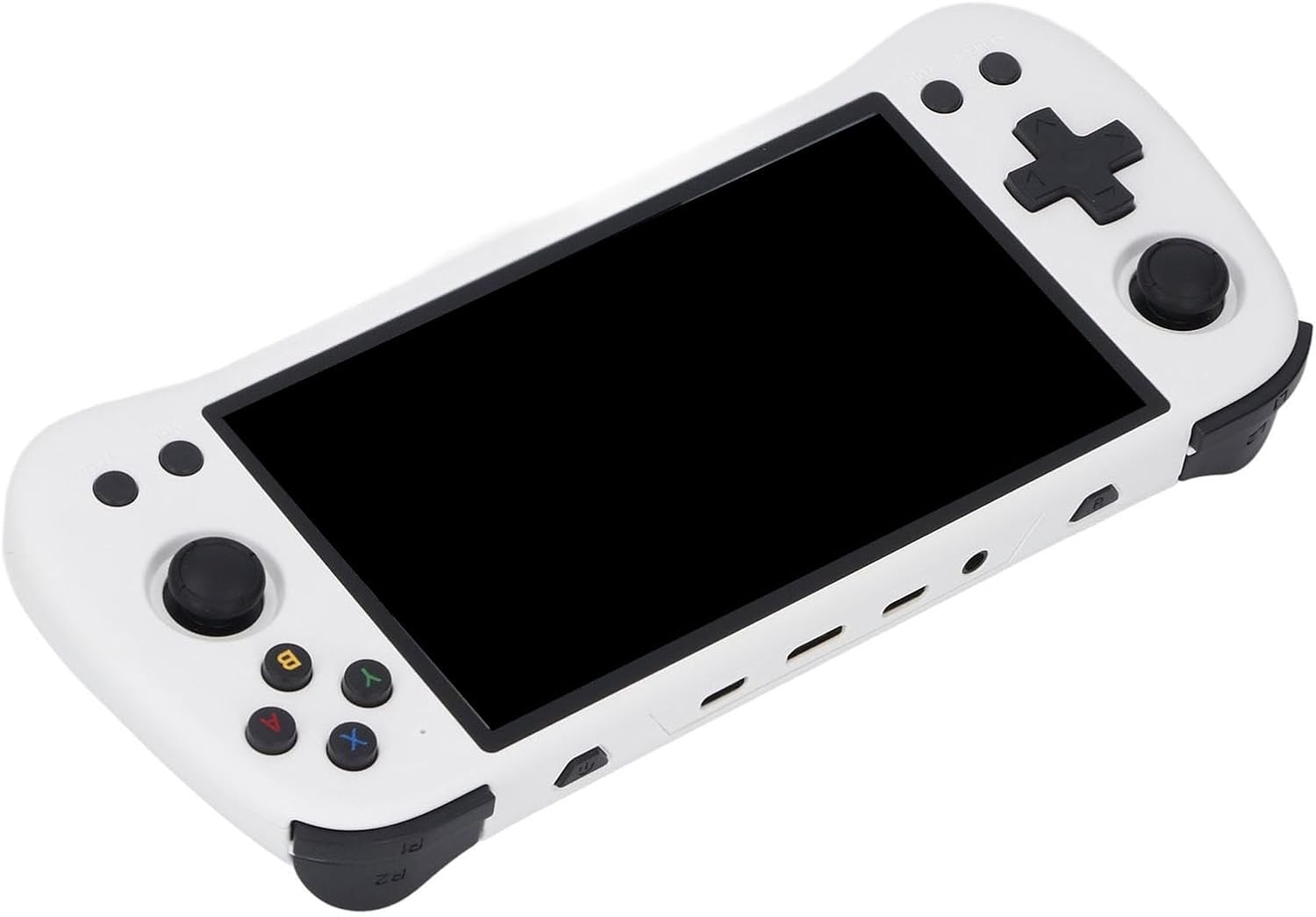 Consola portátil X55 retro - pantalla HD IPS 5.5 pulgadas - más de 30 emuladores - blanca 16G y 256G-Roomgoloft
