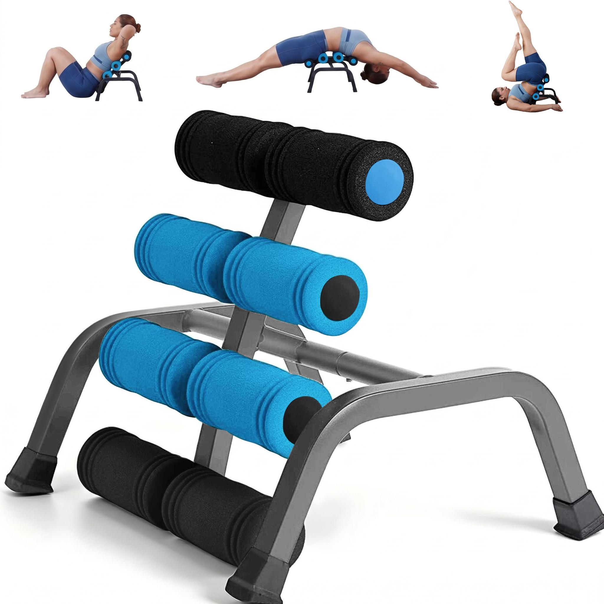 Tabla de Inversión Multifuncional para Espalda y Lumbar, Entrenador de Glúteos y Abdominales, Máquina de Ejercicio para Fortalecimiento, Estiramiento y Relajación