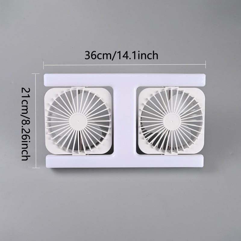 Double Row H-Shaped Ceiling Fan Light, E27/e26 Socket, LED Dimmable, Remote Control, Adjustable Angle, Quiet, for Bedroom, Kitchen, Office