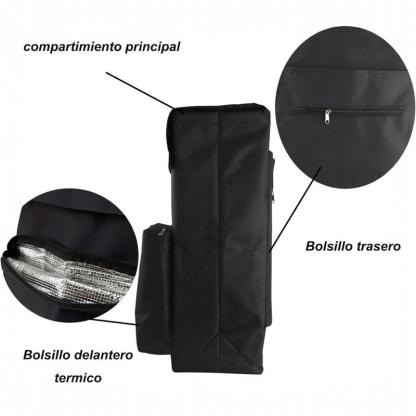 Carrito de Compra Plegable con Bolsa Térmica \Impermeable y 4 Ruedas,Ligero, 94x44x38cm,40 litros,Resistente y Reutilizable,Carro de Compra Plegable, 4 Ruedas de Alta Resistencia,Carro Compra. 