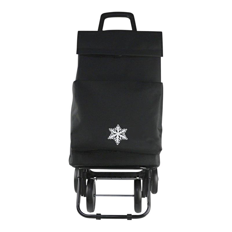 Carrito de Compra Plegable con Bolsa Térmica \Impermeable y 4 Ruedas,Ligero, 94x44x38cm,40 litros,Resistente y Reutilizable,Carro de Compra Plegable, 4 Ruedas de Alta Resistencia,Carro Compra. 