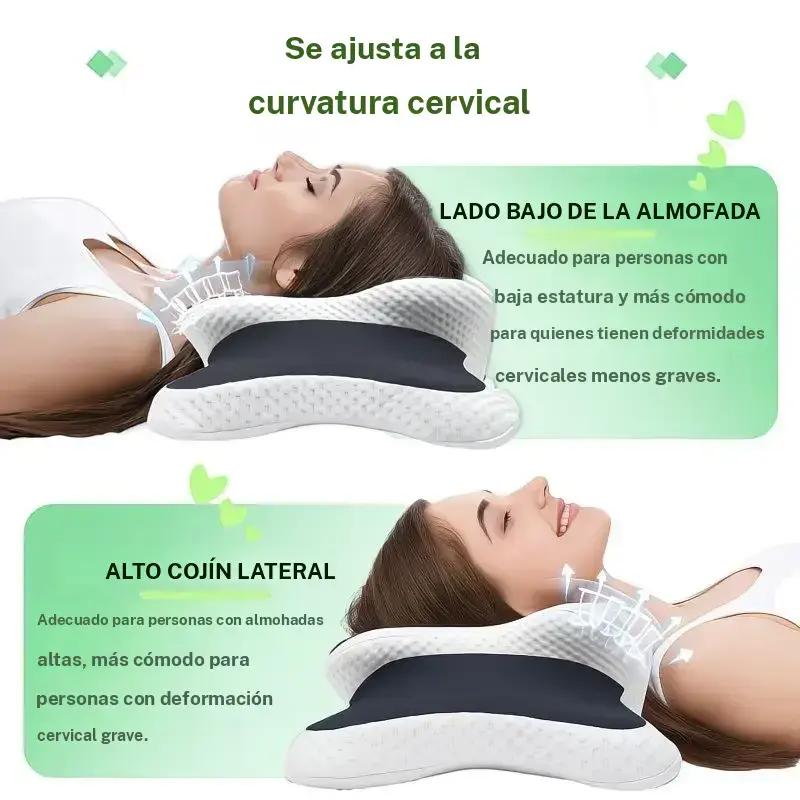 Almohada cervical suave de espuma viscoelástica para dormidores de lado y espalda, almohada para mejorar el sueño, regalo ideal para San Valentín y cumpleaños