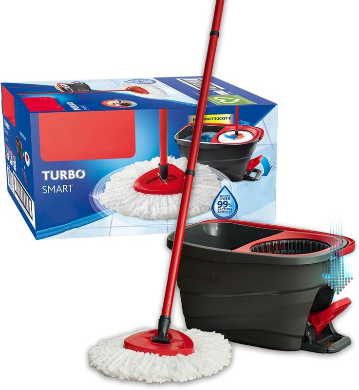 Set de Fregona Giratoria con Cubo y Escurridor | Limpieza Rápida y Eficiente para Todo Tipo de Suelos