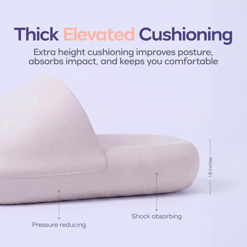 Sandalias suaves, esponjosas e impermeables con forma de almohada, pantuflas de plataforma de espuma Cloud con amortiguación y absorción de impactos similares a las de las zapatillas deportivas, sandalias antideslizantes y cómodas para interiores y exteri