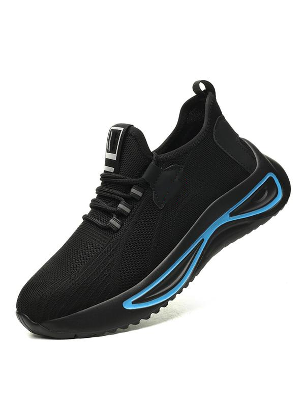 Zapatos de trabajo ligeros y transpirables para hombre con cordones delanteros; zapatos de seguridad casuales y cómodos para uso diario; zapatos modernos antiimpacto y antipunción para hombre.