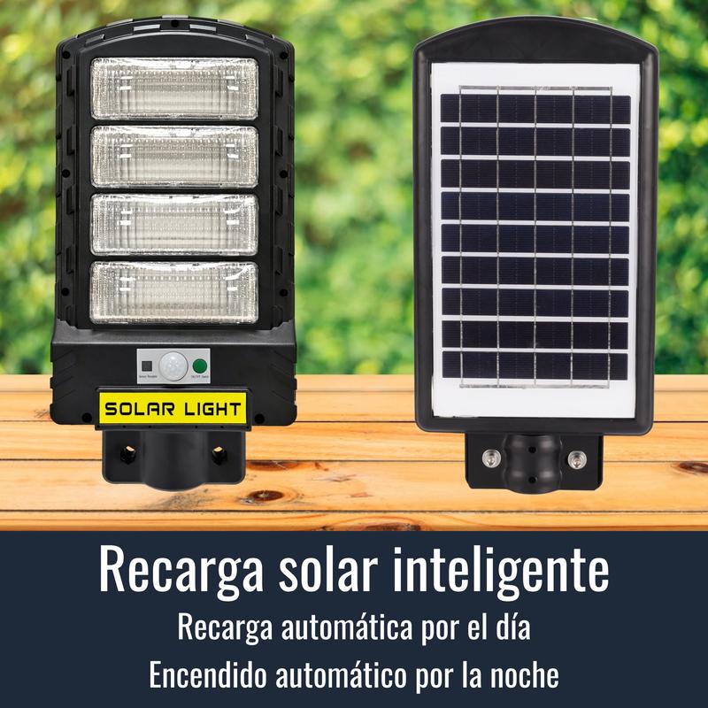 Lámpara Solar  1000W con Mando a Distancia y Soporte Galvanizado Incluido Garantía 3 Años