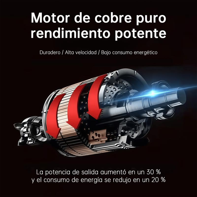 Ventilador con lámpara portátil, con batería de litio | Ideal para: trabajo al aire libre, campamento, pesca, emergencias | Enorme duración de batería y alta potencia