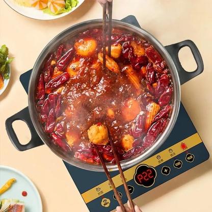 12 Piezas Batería de Cocina Ligera de Acero Inoxidable Antiadherente, Calentamiento Rápido, Ideal para Uso Diario