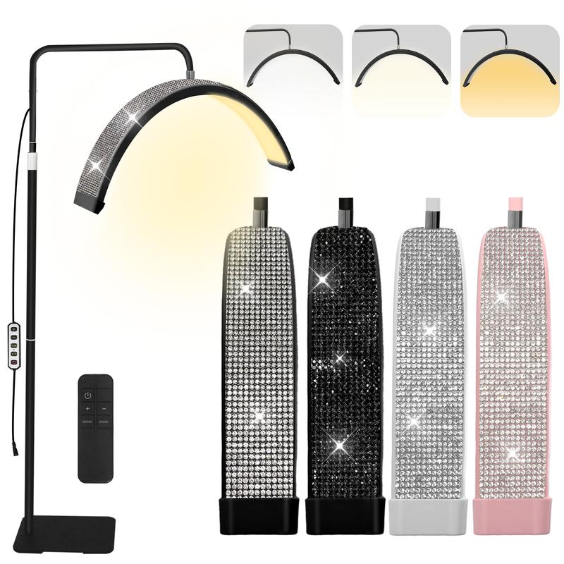 Lámpara de Belleza Semicircular LED | 3 Temperaturas de Luz | Altura Regulable 138-185cm | Rotación 360° | Para Esteticistas, Tatuadores y Manicuristas galaxy projector light