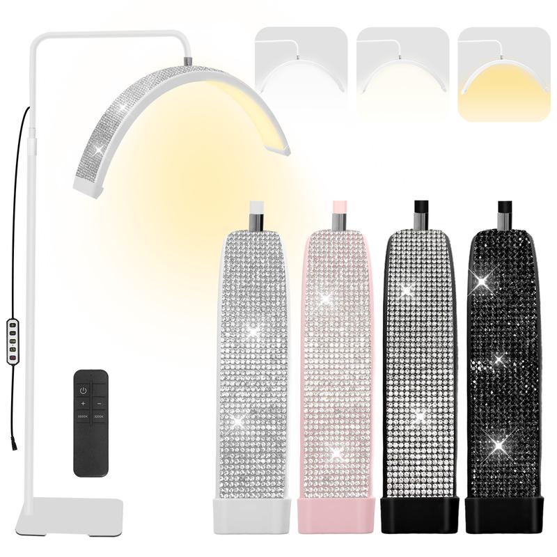 Lámpara de Belleza Semicircular LED | 3 Temperaturas de Luz | Altura Regulable 138-185cm | Rotación 360° | Para Esteticistas, Tatuadores y Manicuristas galaxy projector light