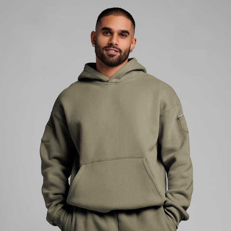 Hoodie Soft Oversized Sweatshirt With Storage Pockets For Travel