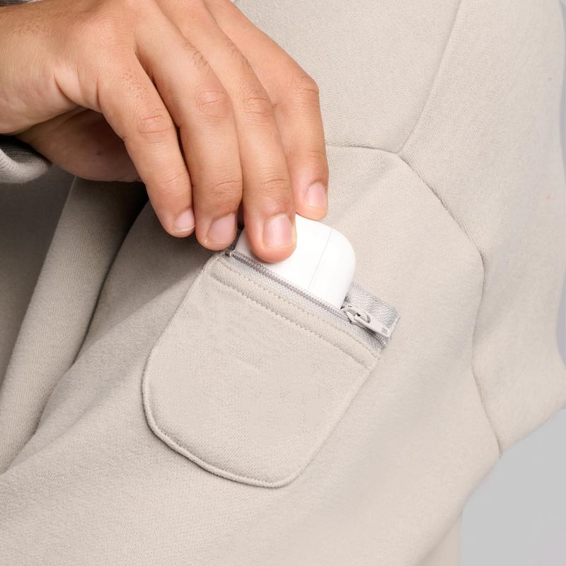 Hoodie Soft Oversized Sweatshirt With Storage Pockets For Travel