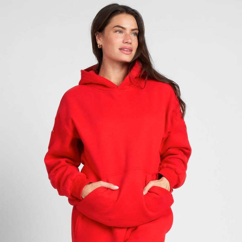 Hoodie Soft Oversized Sweatshirt With Storage Pockets For Travel
