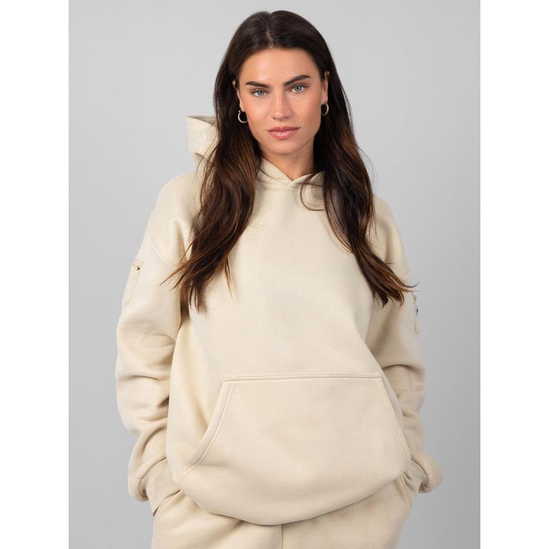 Hoodie Soft Oversized Sweatshirt With Storage Pockets For Travel