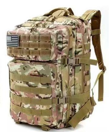 Mochila hombre Militar | 45L Ideal para Gimnasio, Cabina Viaje,Camping, Mochila Táctica | Carga pesada, Bolsillo Interno | Mochila Supervivenvia y Montañismo