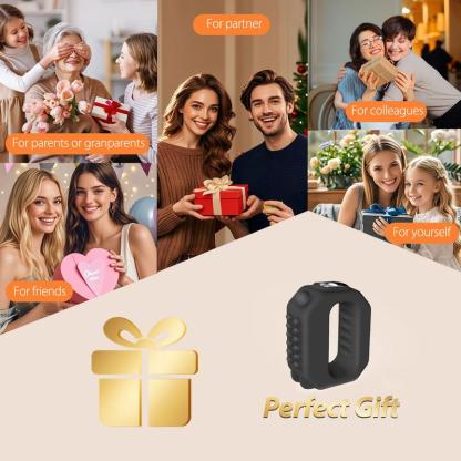 Nuevo dispositivo de masaje muscular R10 Mini Fascia Ring (modelo 2026): masajeador portátil mejorado con correa ajustable (para cinturas de hasta 55 pulgadas), inalámbrico y recargable; diseñado para la recuperación muscular de la cintura y la espalda. I