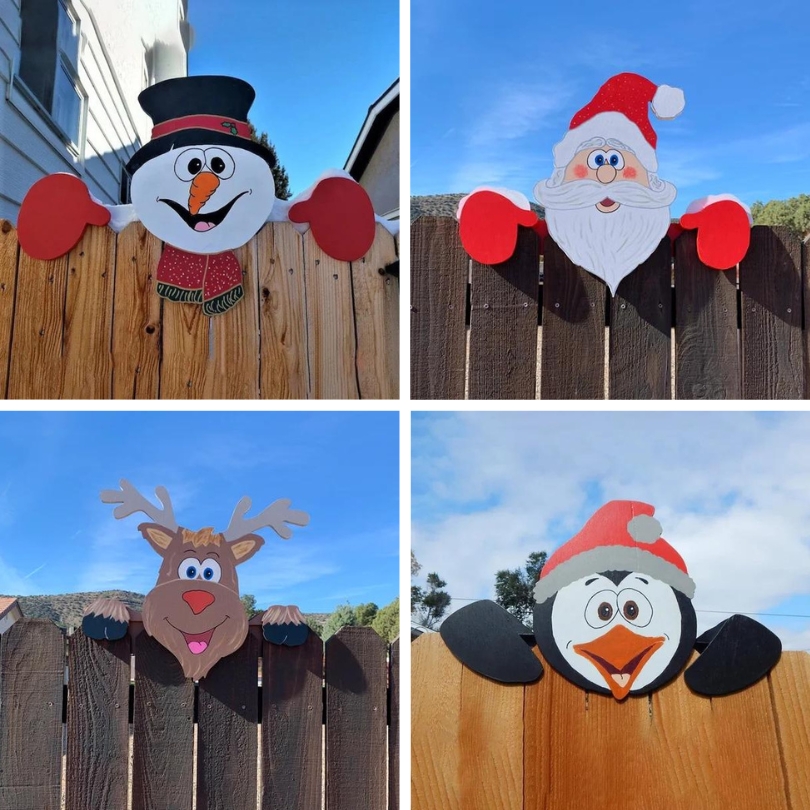 Garden Christmas Decoration Plaque