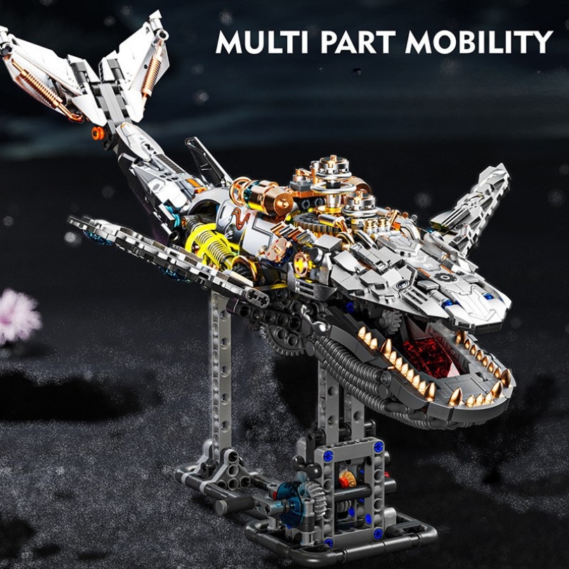 Ocean Whale Building Kit – Light-Up Mechanical Model
