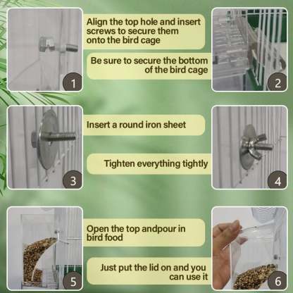 No Mess Automatic Bird Feeder