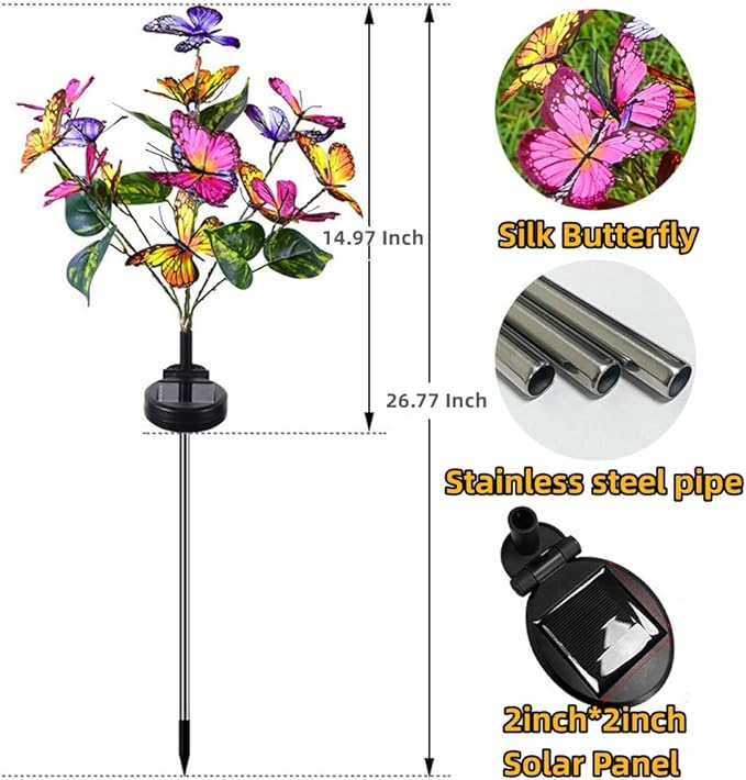 Solar Outdoor Butterfly Lights