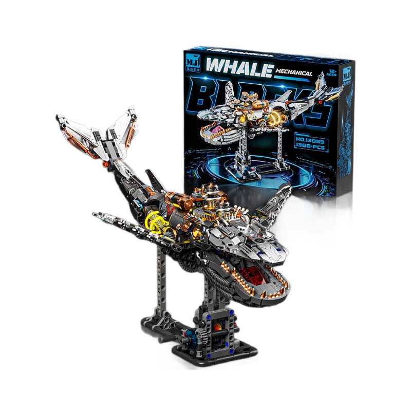 Ocean Whale Building Kit – Light-Up Mechanical Model