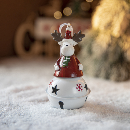 Iron Bell Painted Pendant Christmas Tree Decorations
