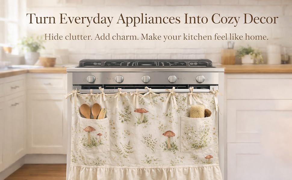 Oven Skirt Curtain tie top