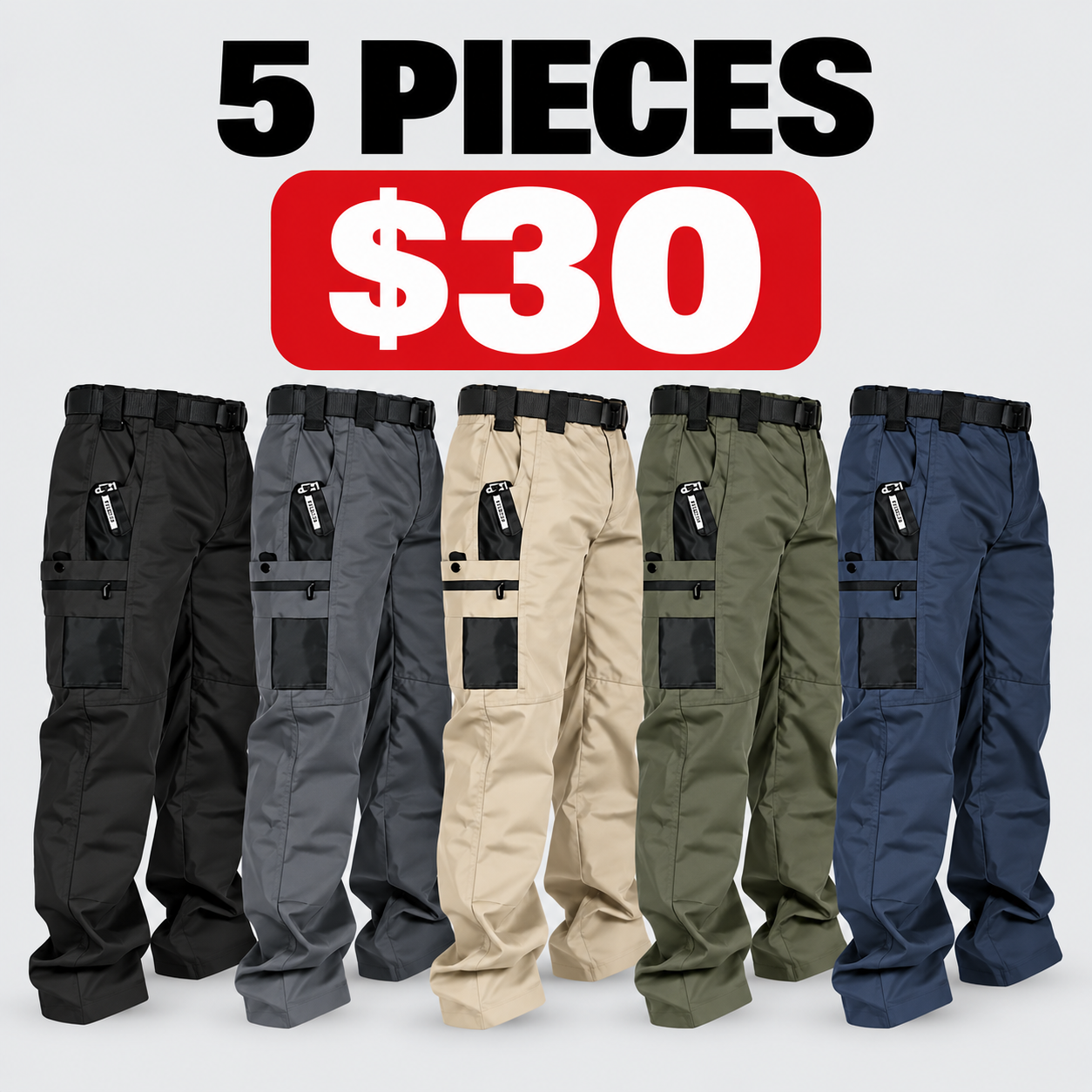 Men's cargo pants, climbing pants, tactical pants, functional pants