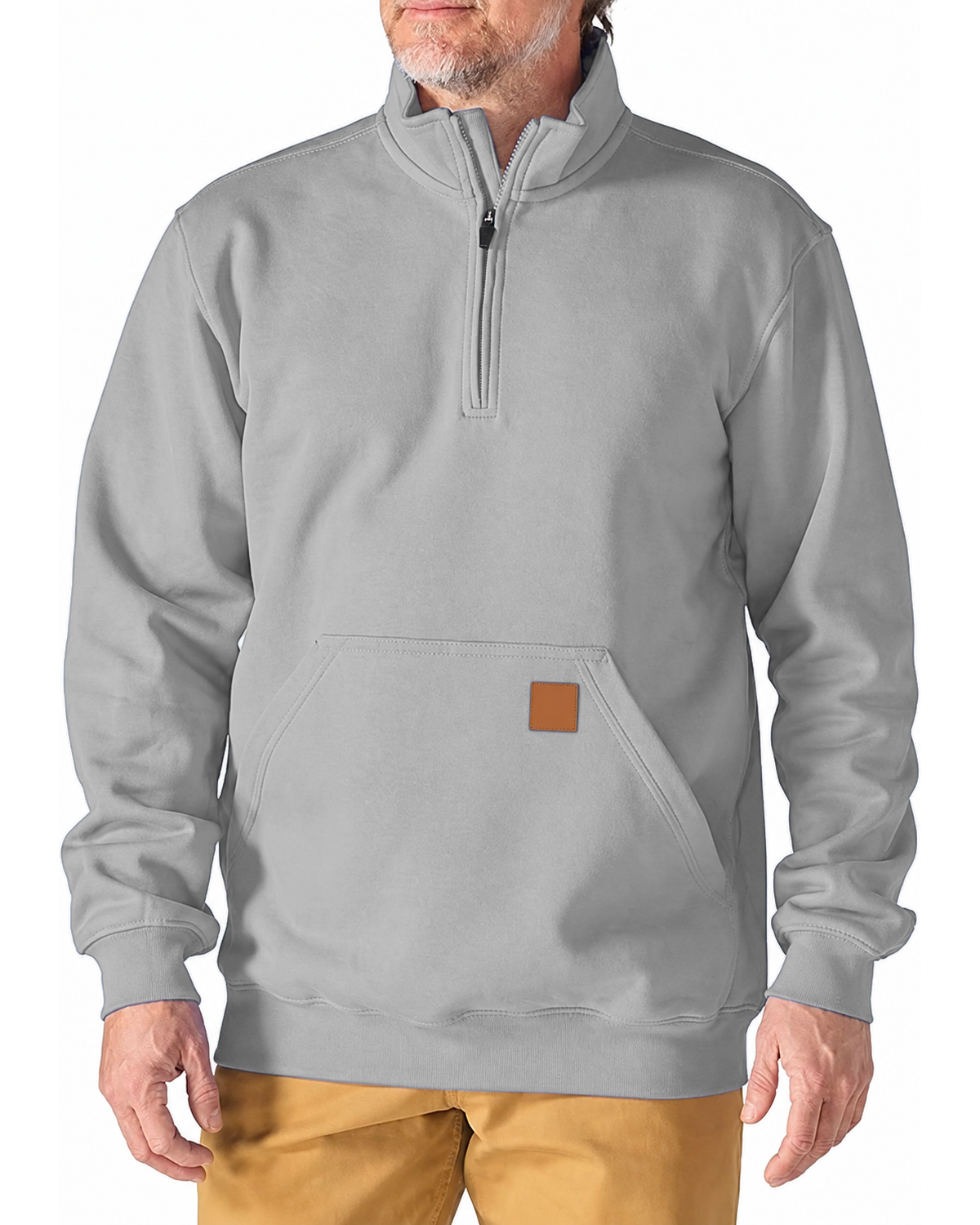 Men's 1/4-Zip Mock-Neck Sweatshirt
