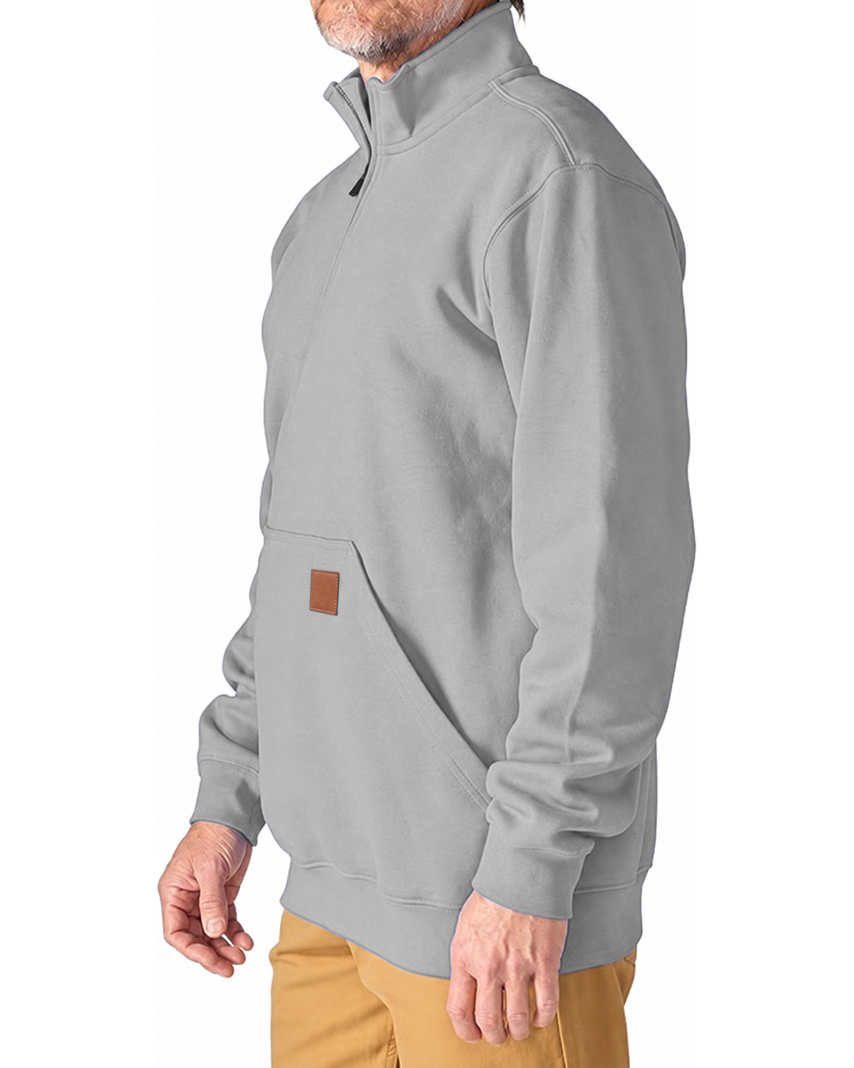 Men's 1/4-Zip Mock-Neck Sweatshirt