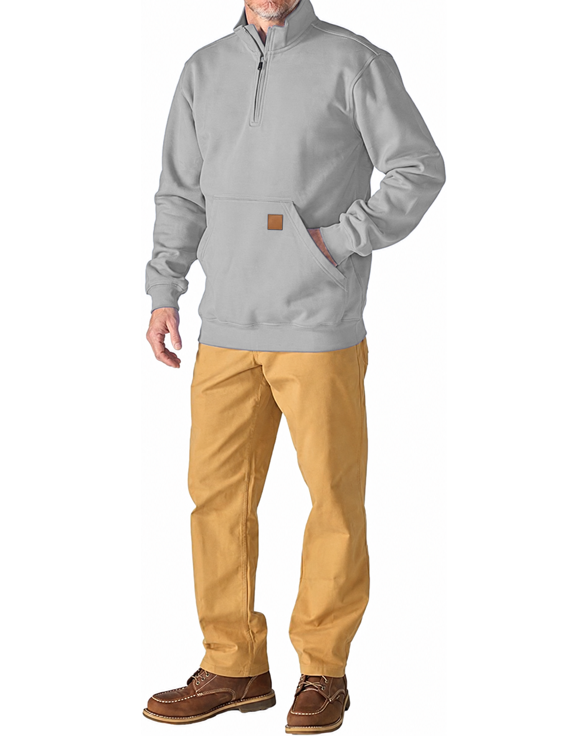 Men's 1/4-Zip Mock-Neck Sweatshirt