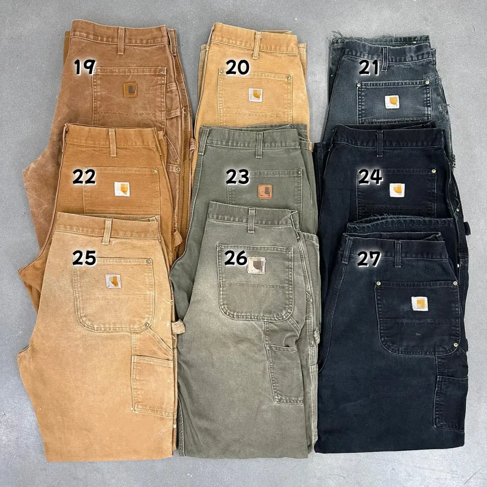 🔥Last Day 89% OFF🔥Men's Loose Fit Washed Duck Utility Work Pant 9-PACK with 7 Pockets