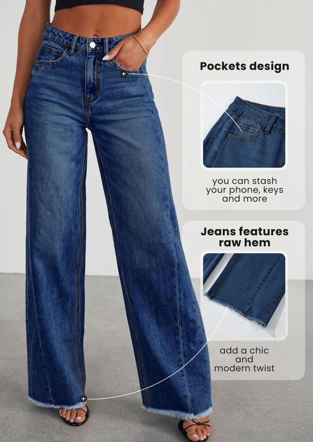 Wide Leg Jeans