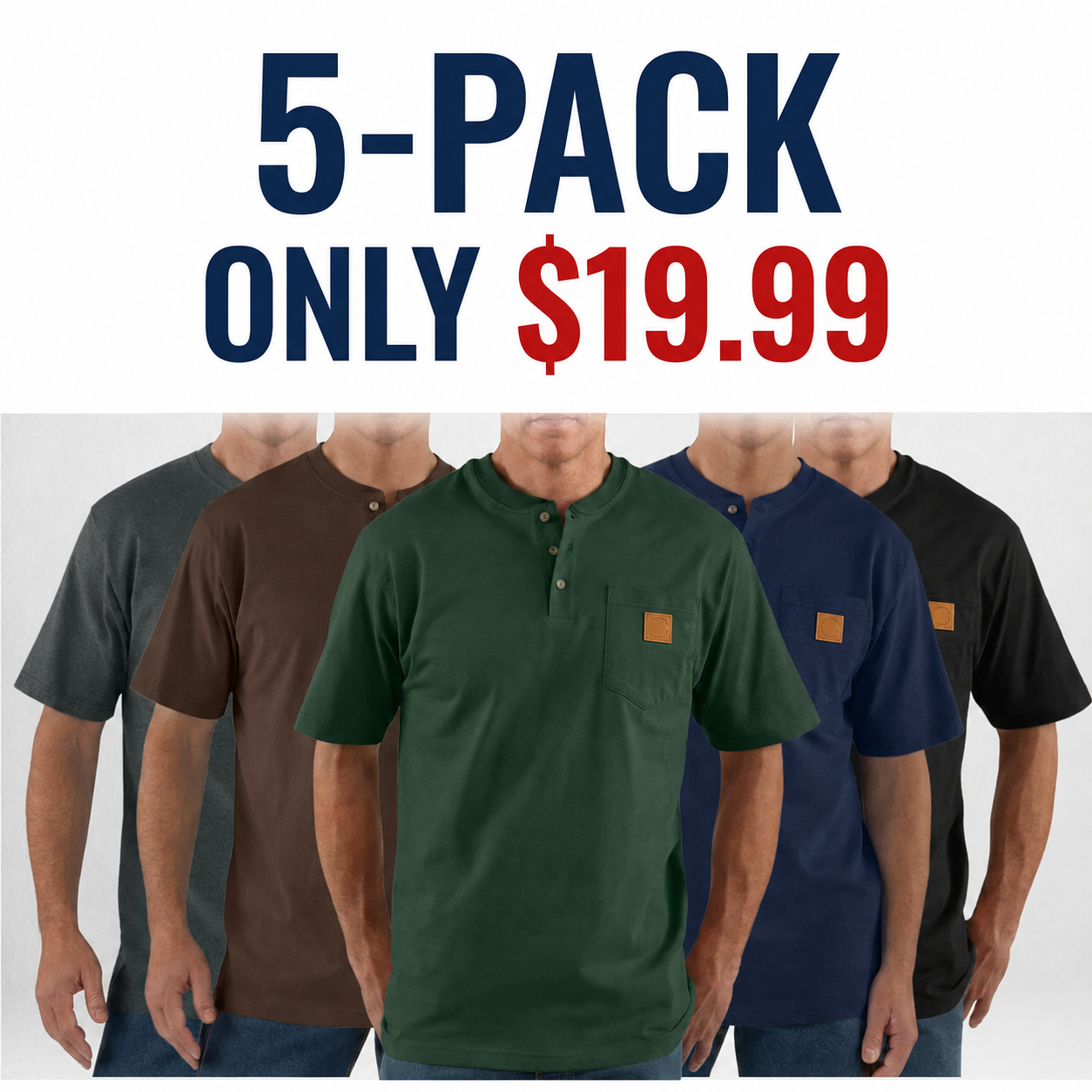 🕒Today Only – Last Day Deal ! CHT Men's K84 Heavyweight Work Polo with pocket