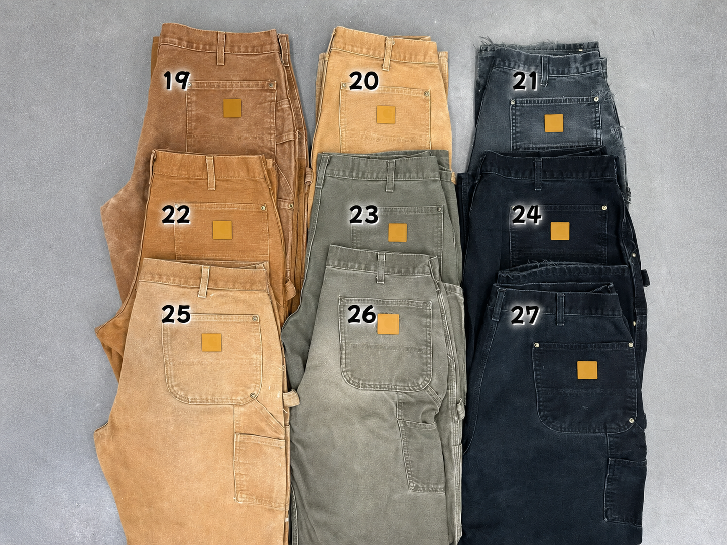 🔥Last Day 89% OFF🔥Men's Loose Fit Washed Duck Utility Work Pant 9-PACK with 7 Pockets
