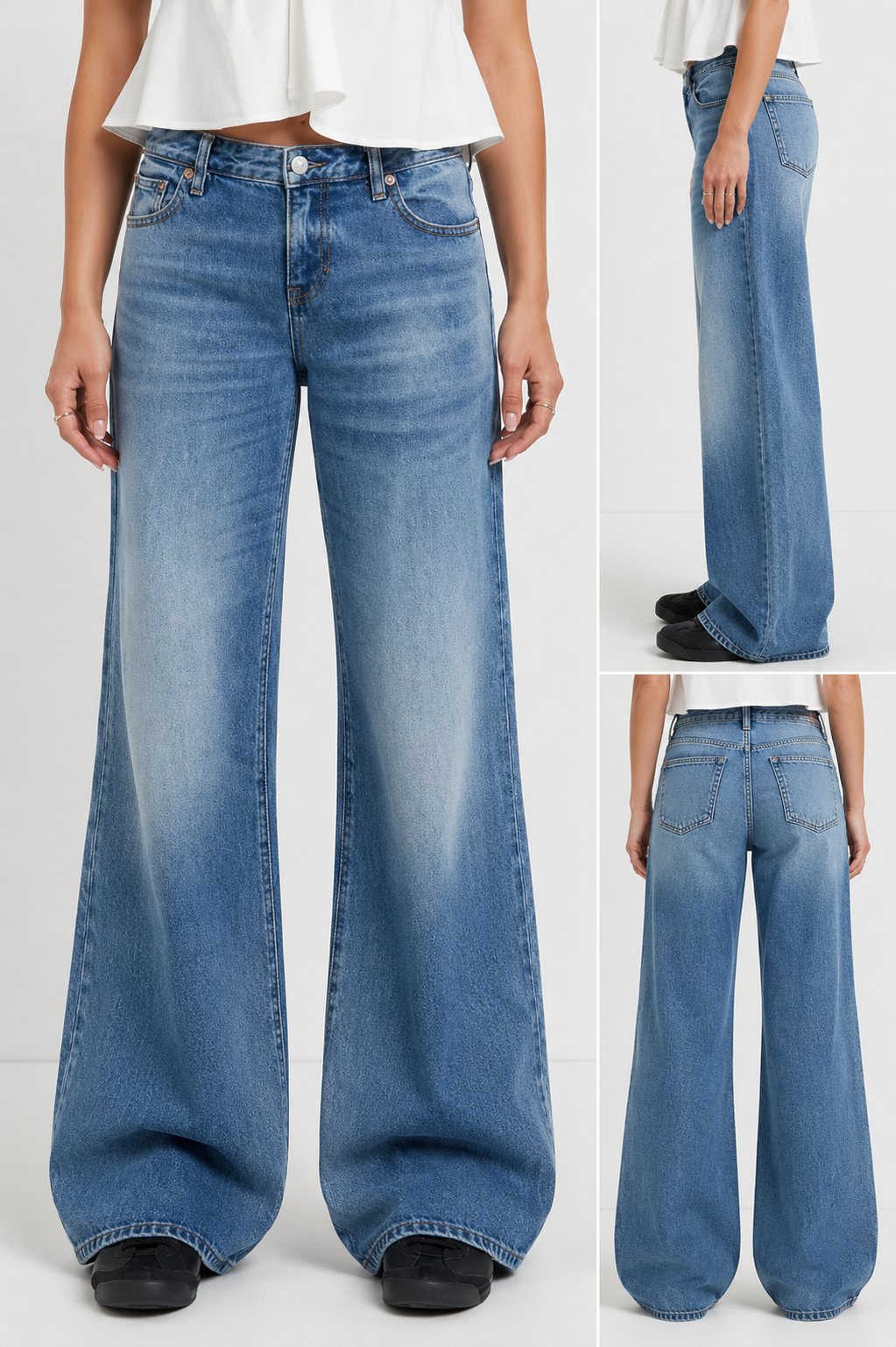 Women's Denim 4-Piece Set