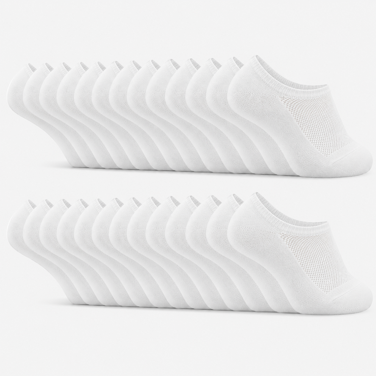 SV No Show Socks Men, Low Cut Ankle Short Casual Cotton Socks with Non Slip Grips 6-10/11-13