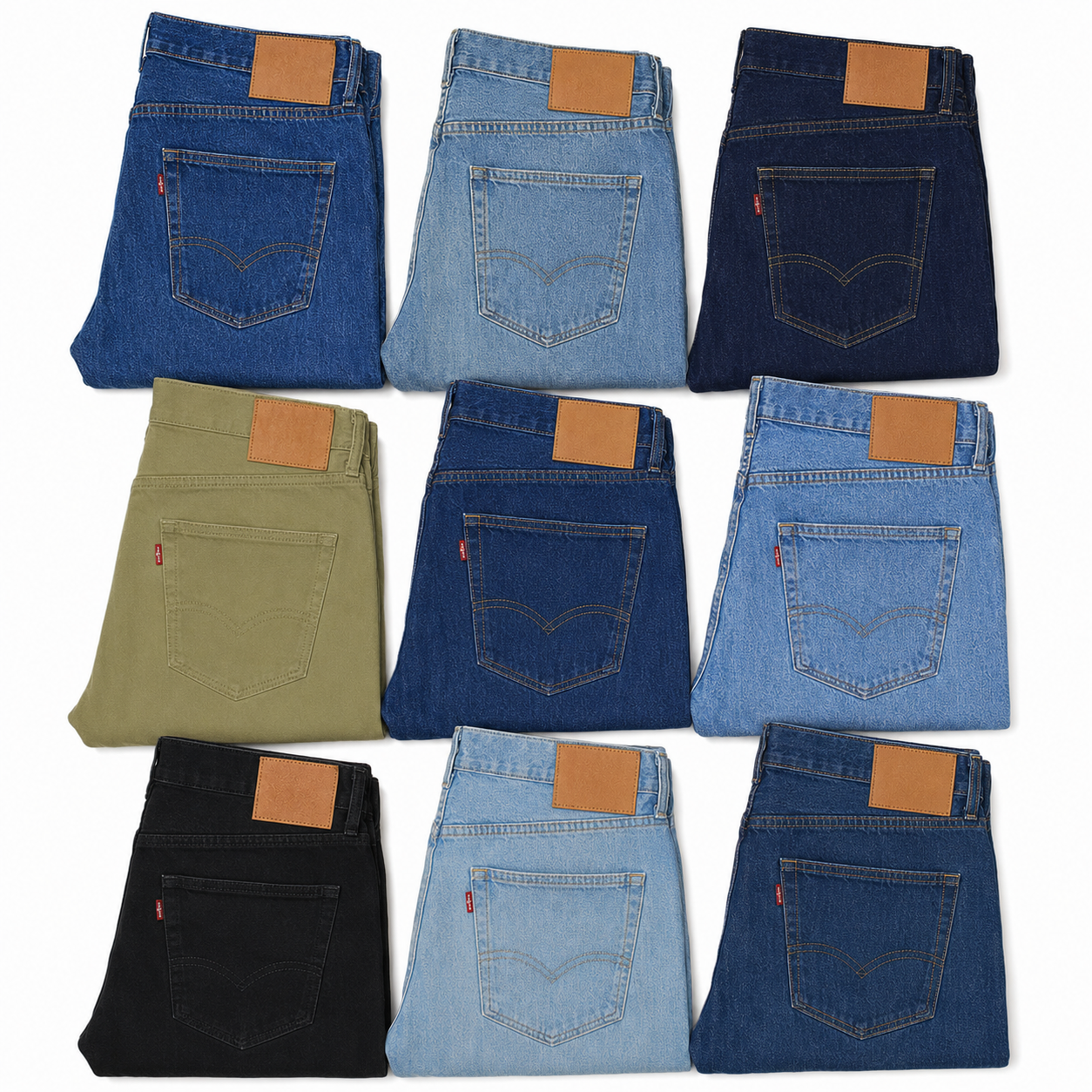 2026 men's Baggy Jeans 9-Pack for $34!