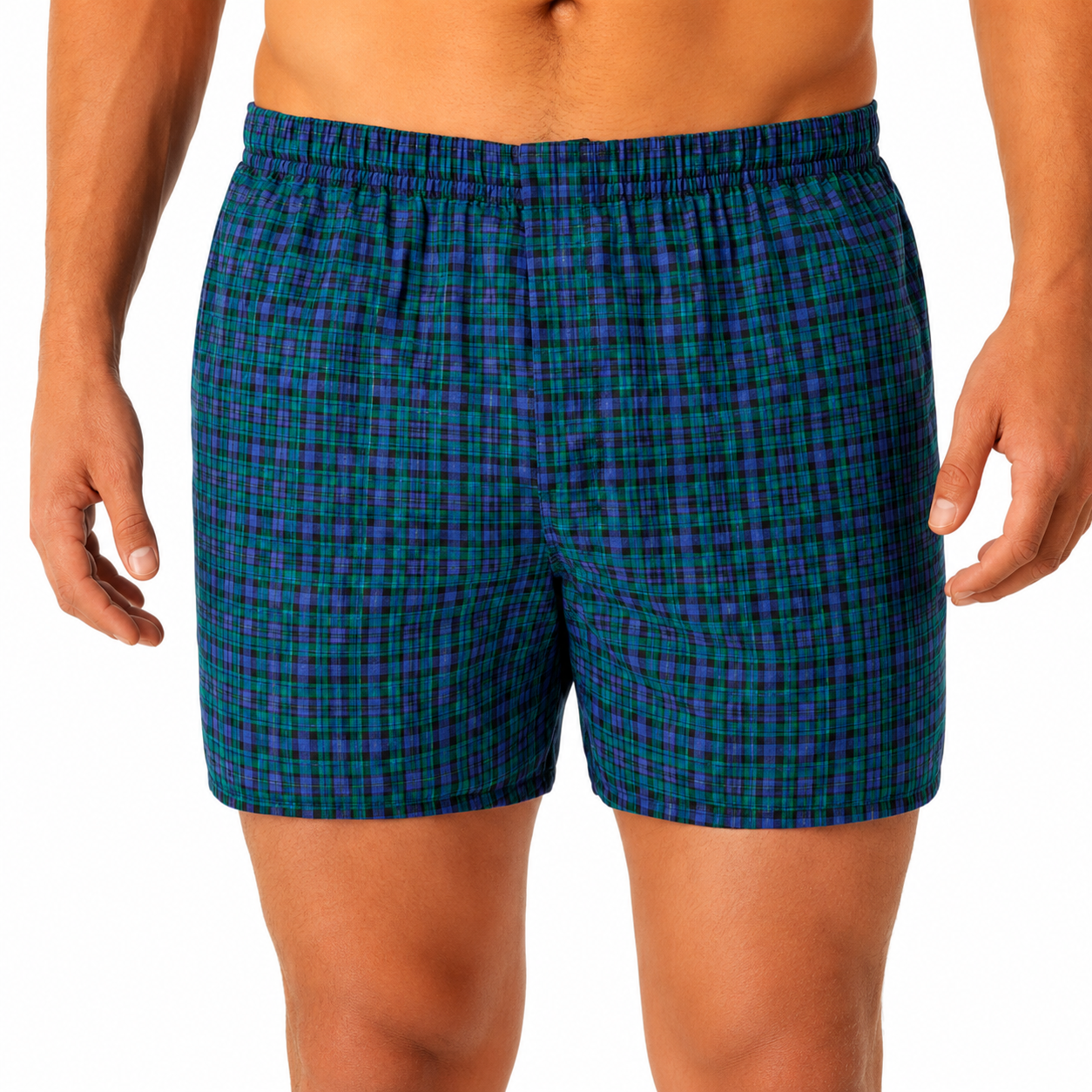 Men's Underwear Boxers Pack, Cool & Breathable Cotton Underwear, Moisture-Wicking Boxers for Men