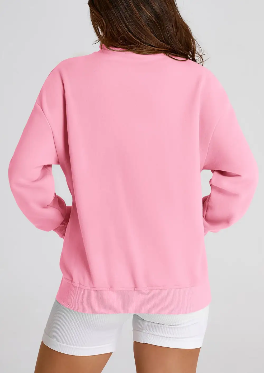 Women's SpringFall Fashion Full Zip Up SweatshirtLong Sleeve Loose Fit TrendyCasual Jacket with Pockets
