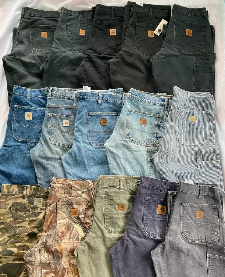 🔥Last Day 89% OFF🔥Men's Loose Fit Washed Duck Utility Work Pant 9-PACK with 7 Pockets