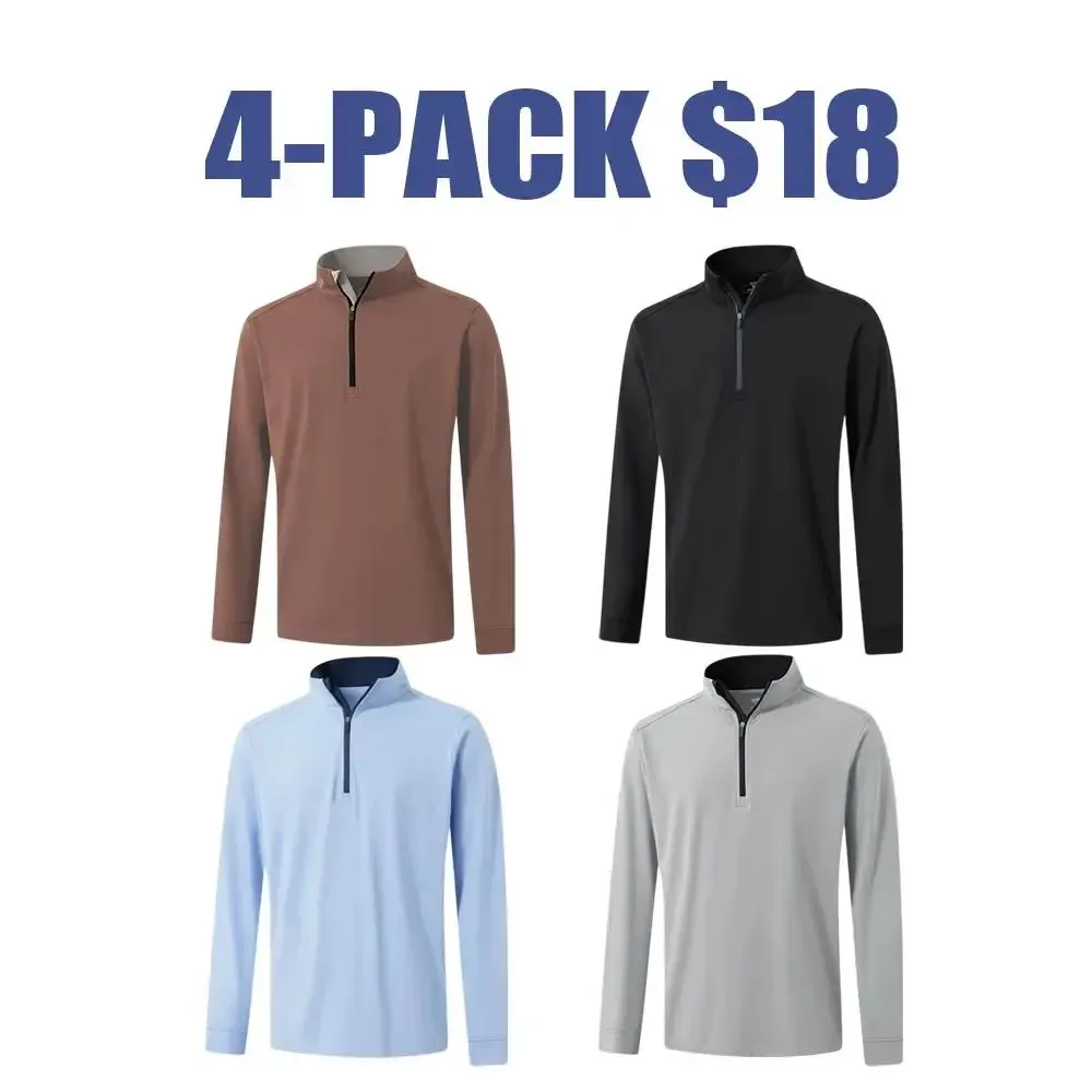 🔥Men's Quarter Zip Golf Pullover