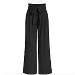 WOMEN'S HIGH-WAISTEDWIDE-LEG PANTS